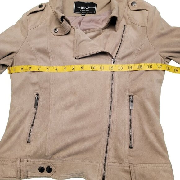 Blanc Noir Suede Zip-up Jacket XS - Picture 10 of 10